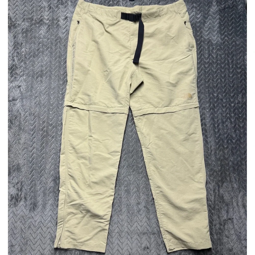 The North Face Paramount Convertible Pants 40 Khaki Excellent Zip Off (2108)